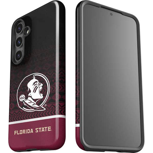 Florida State University Pattern Jersey Galaxy S24 Impact Case